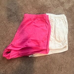 american eagle sweat shorts SET